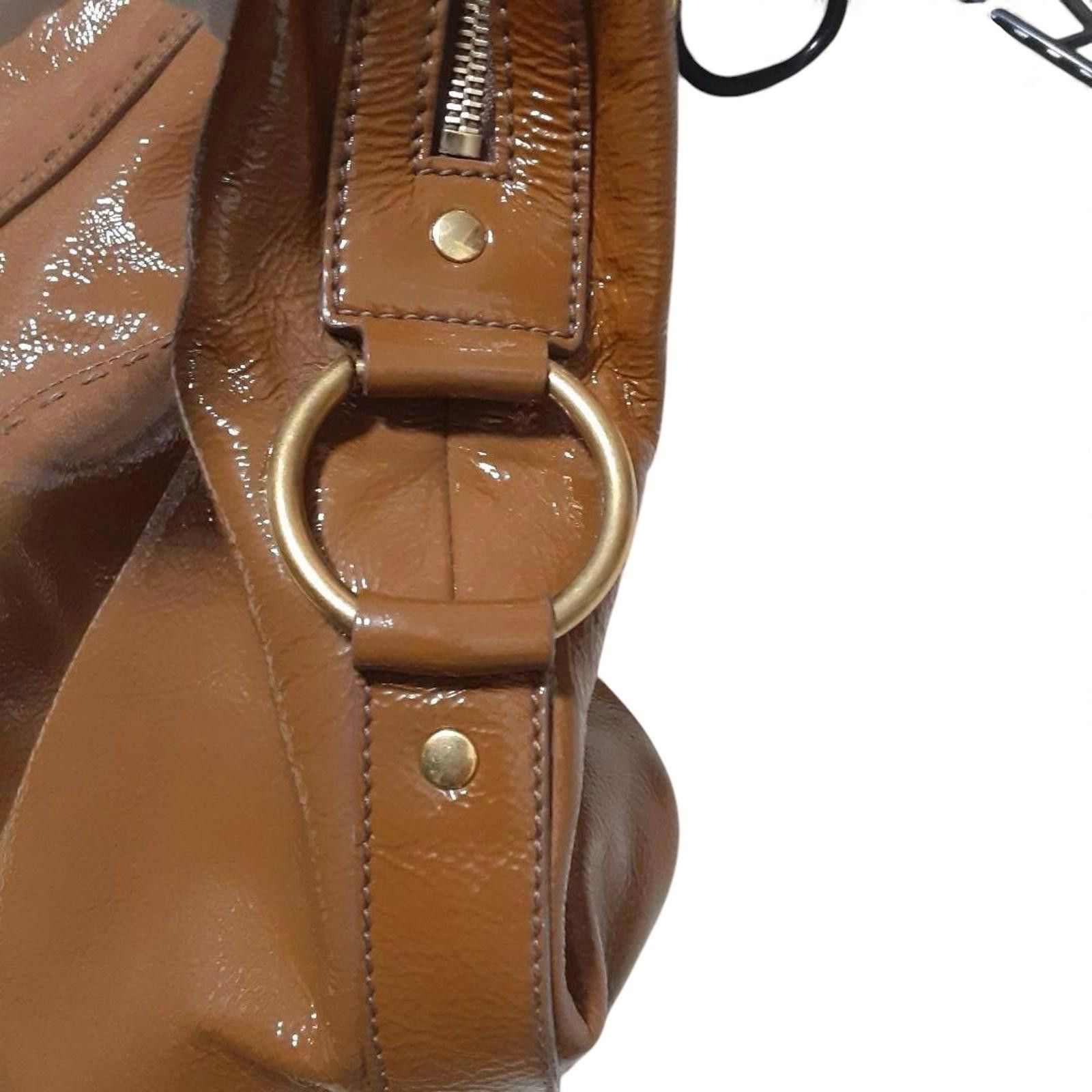 Other Saint Laurent - Brown Patent Leather Handbag Size ONE SIZE - 8 Thumbnail