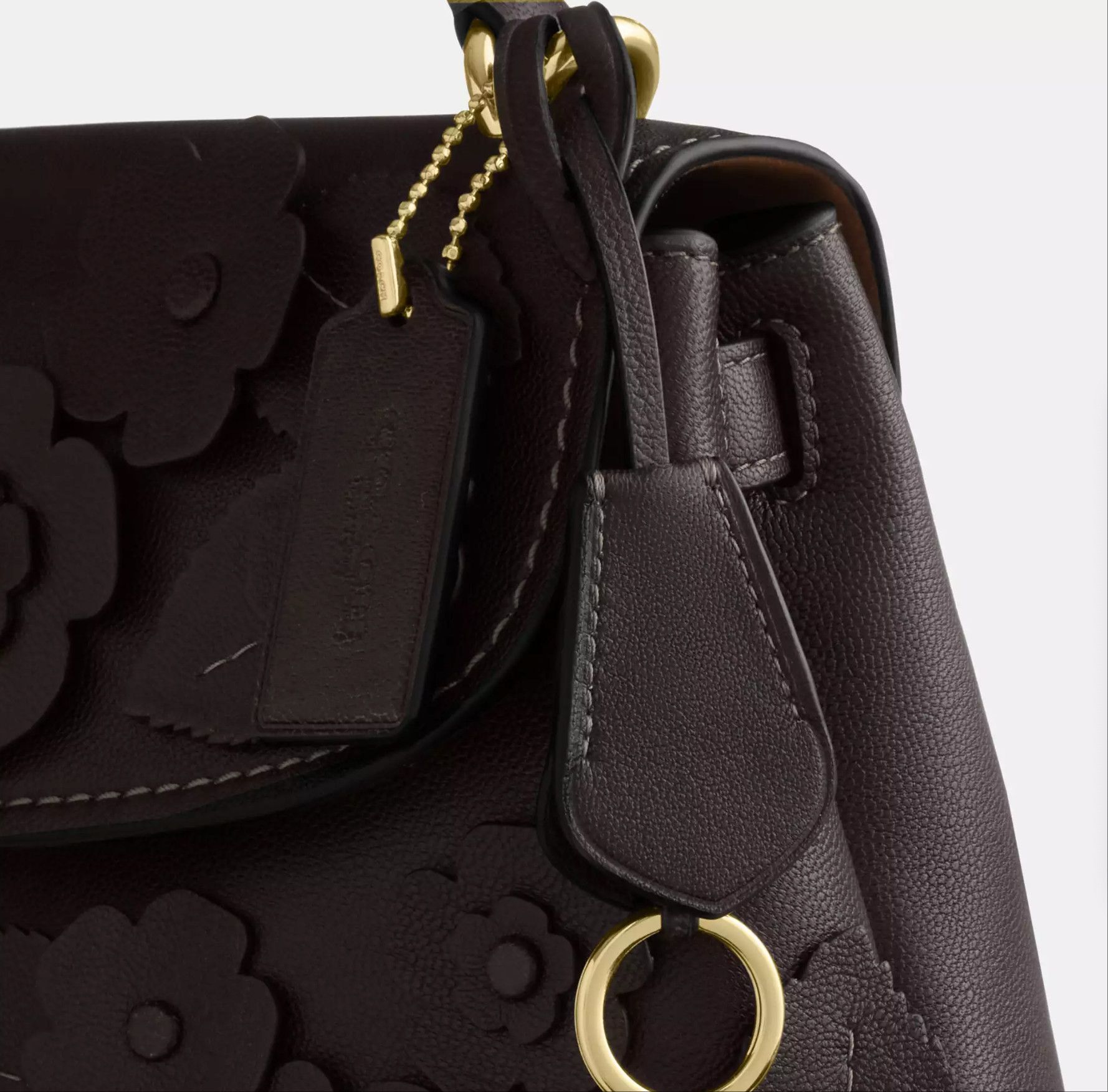 Coach NWT Coach Emory Top Handle Bag With Floral Applique CDY44 Size ONE SIZE - 16 Thumbnail