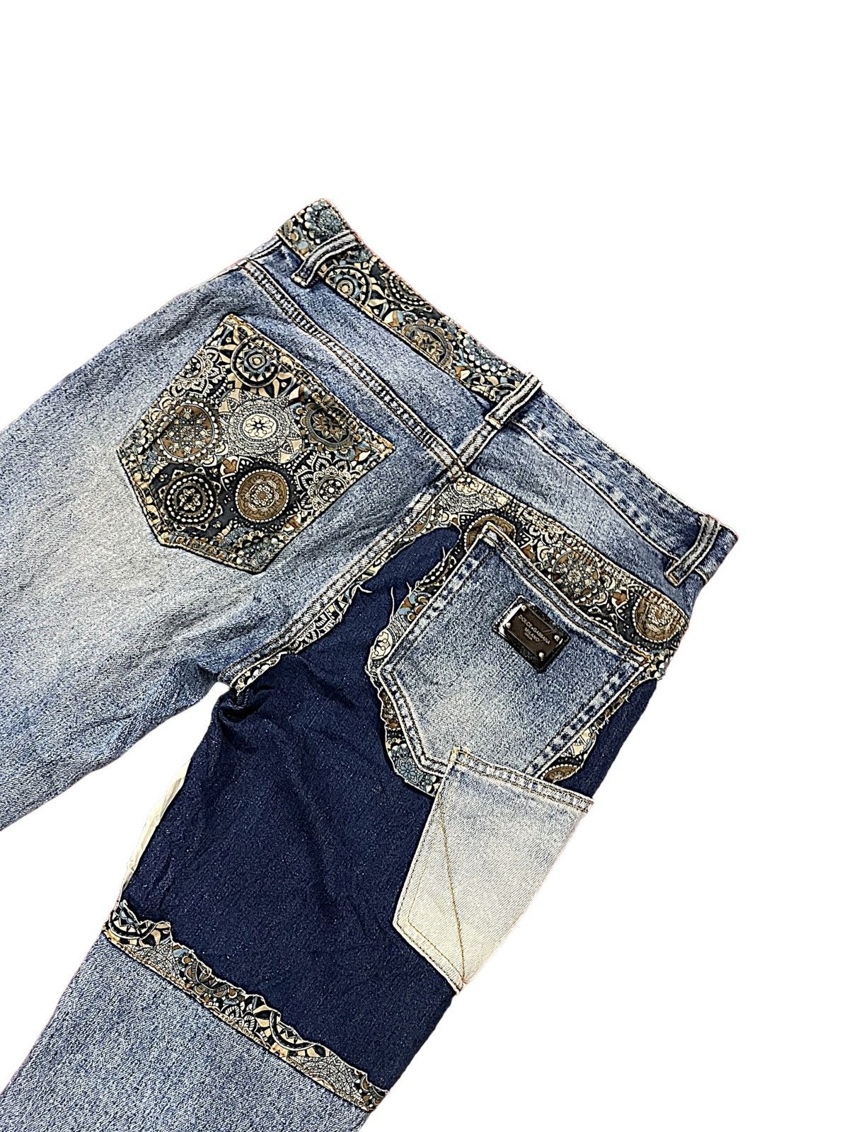 Dolce & Gabbana Designer Nice Design Japan Shasiko Boro Jeans Size US 32 / EU 48 - 7 Thumbnail