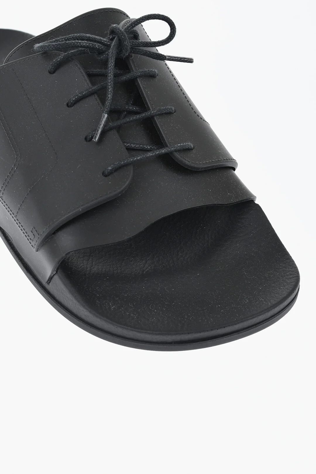 Maison Margiela og1mm0426 Rubber Slides in Black Size US 5 / IT 35 - 4 Thumbnail