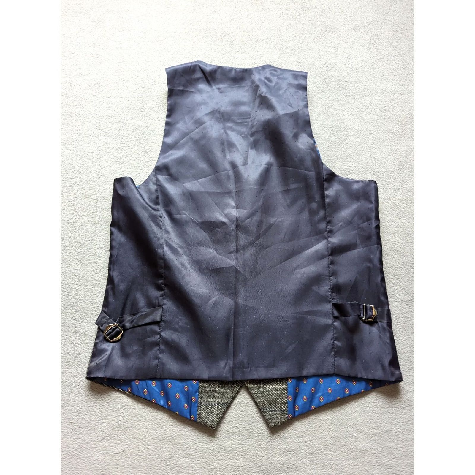 Marcs Marc Darcy Gray Waistcoat Vest Gilet Mens Size 38R Formal Smart Casual Size US XXS / EU 40 - 5 Thumbnail