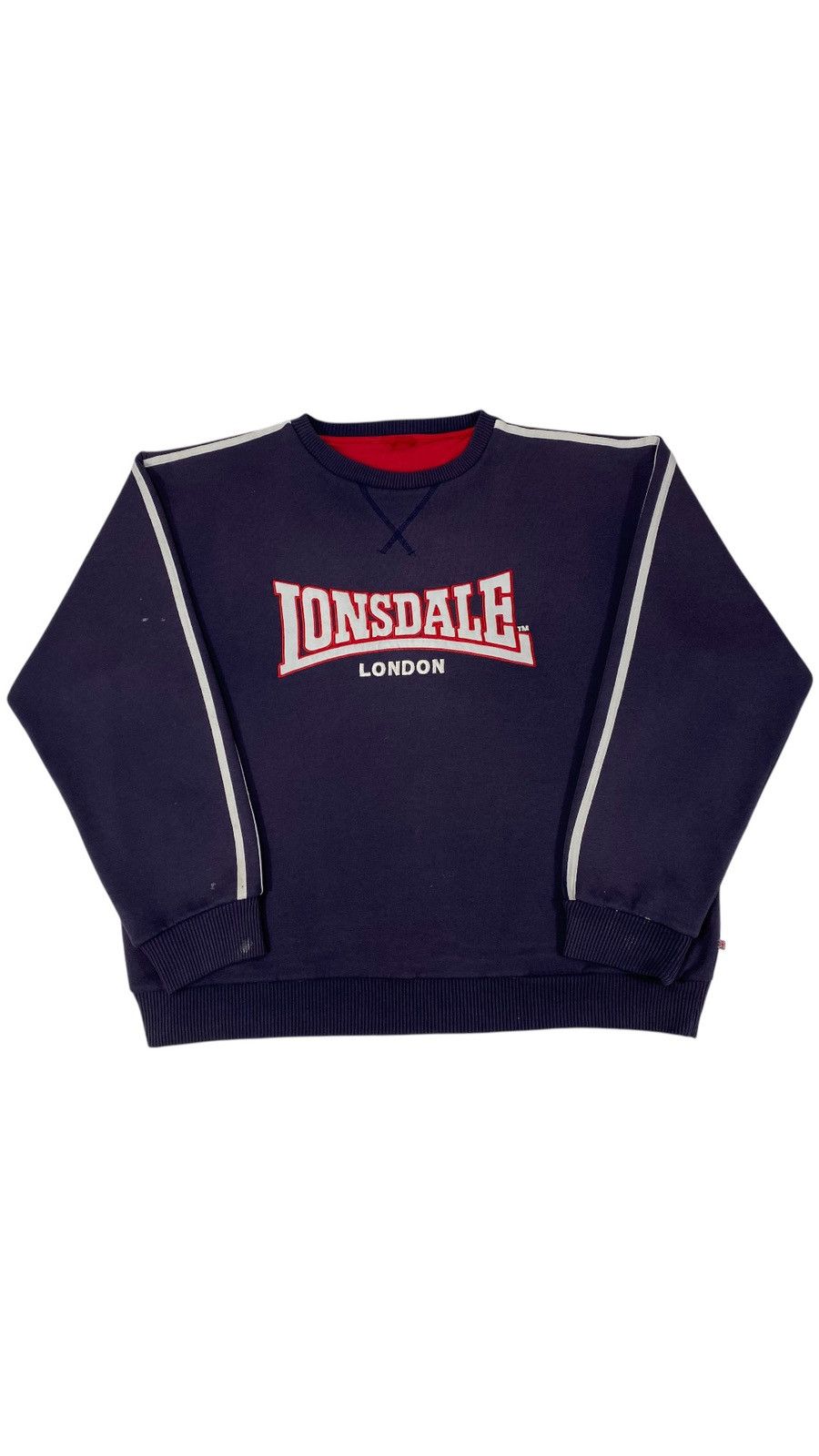 Lonsdale 🔥LASTDROP🔥 Vintage Lonsdale London Baggy Oversize Sweatshirt Size US XL / EU 56 / 4 - 1 Thumbnail