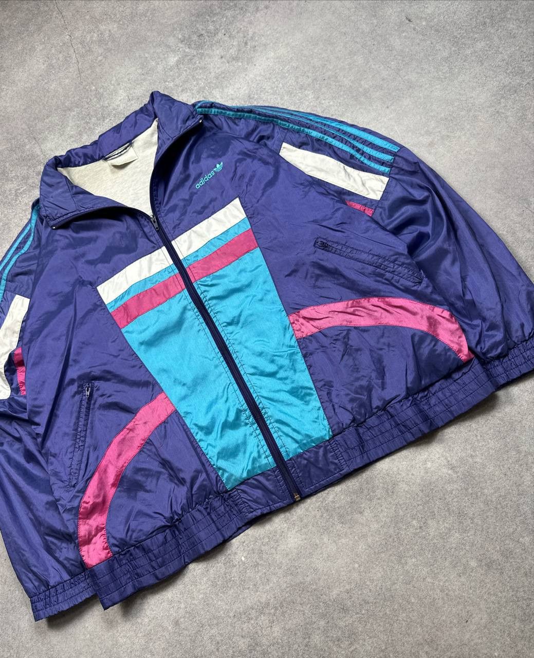 Adidas Vintage Adidas Track Jacket, Size M – Classic 90s Sportswear Size US M / EU 48-50 / 2 - 3 Thumbnail