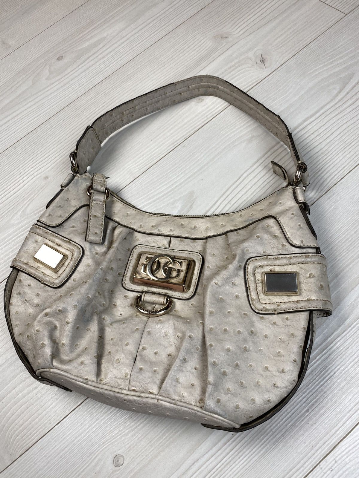 Guess Vintage Ostrich Leather Bag Guess Avant Garde style y2k Size ONE SIZE - 2 Thumbnail