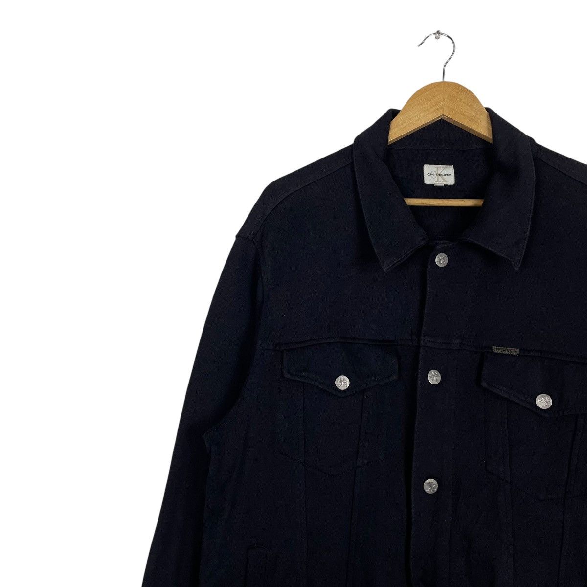 Calvin Klein × Calvin Klein 205W39NYC 💥CALVIN KLEIN DENIM TRUCKER LOOSE SLEEVE JACKET Size US M / EU 48-50 / 2 - 6 Thumbnail