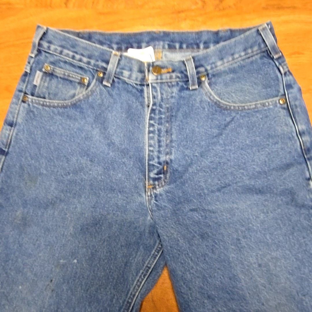 Carhartt Carhartt Jeans Classic Fit Blue Denim Workwear 36x30 Size US 36 / EU 52 - 10 Thumbnail