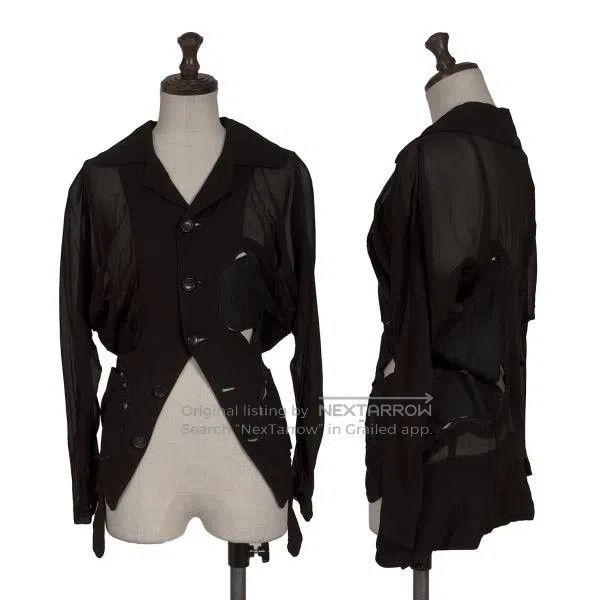Comme des Garcons Comme des Garcons Black vintage sheer design top Size XS / US 0-2 / IT 36-38 - 1 Thumbnail