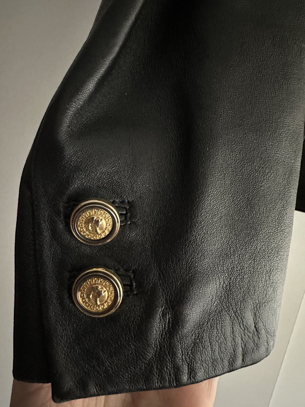 Versace × Versus × Versus Versace Leather Jacket Size S / US 4 / IT 40 - 3 Thumbnail