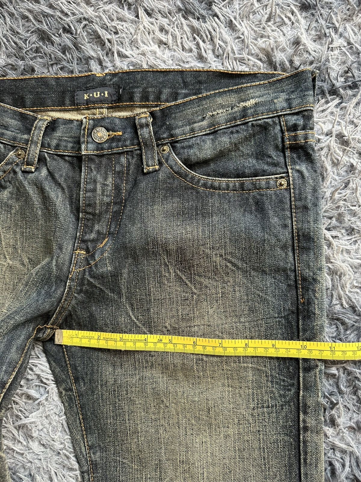 Japanese Brand 🔥Jrock / Vkei🔥 - K.U.I Co. Ltd mudmax denim jeans Size US 35 - 17 Thumbnail