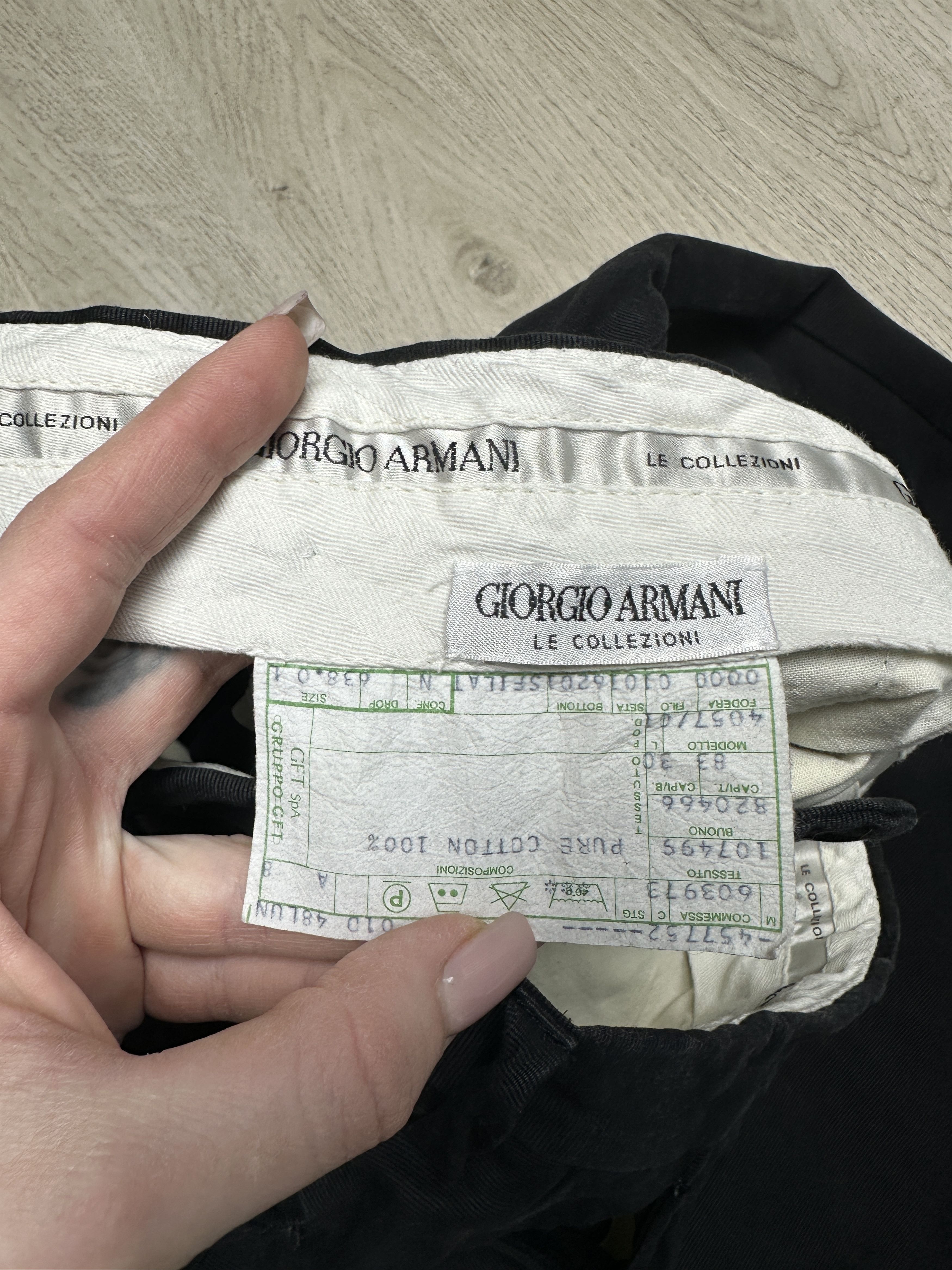 Giorgio Armani Giorgio Armani Vintage Mens Chino Pants Size US 30 / EU 46 - 4 Thumbnail