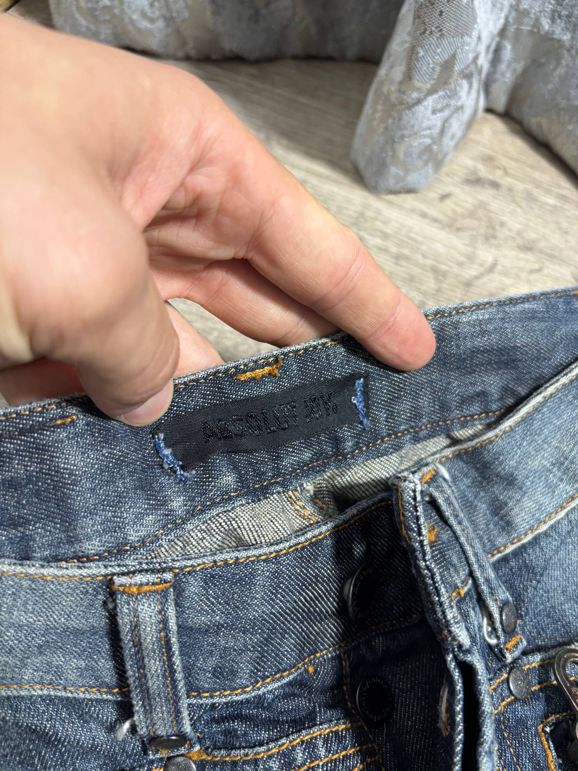 Absolut Joy Absolut Joy Fade Distressed Damage Jeans Sz 28 Size US 28 / EU 44 - 10 Thumbnail