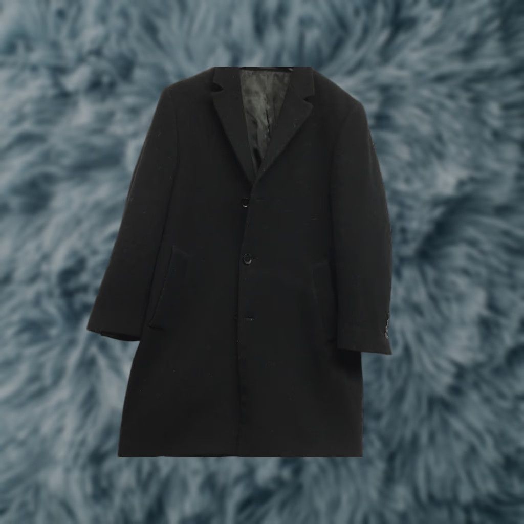 Calvin Klein Calvin Klein Black Overcoat Peacoat Button Up MEN SIZE 41 Winter Warm Dress Size US XS / EU 42 / 0 - 1 Thumbnail