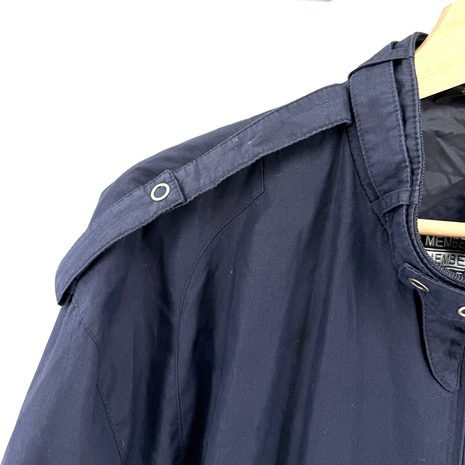 Members Only Vintage 80s Members Only Navy Blue Iconic Racer Jacket Size US XL / EU 56 / 4 - 3 Thumbnail