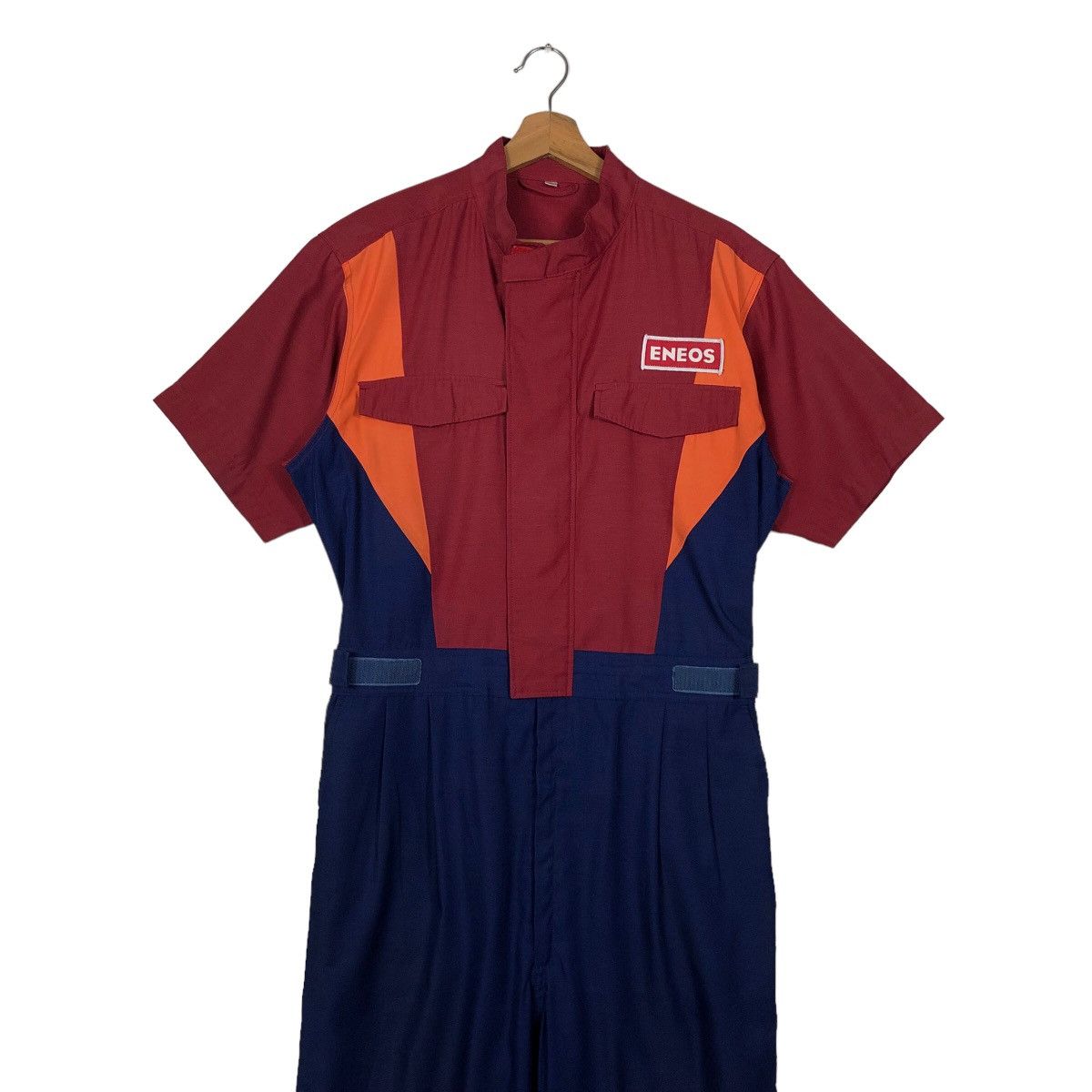 Japanese Brand 🔥90’s Vintage Overall Eneos Work Racing Big Logo Size US 34 / EU 50 - 4 Thumbnail