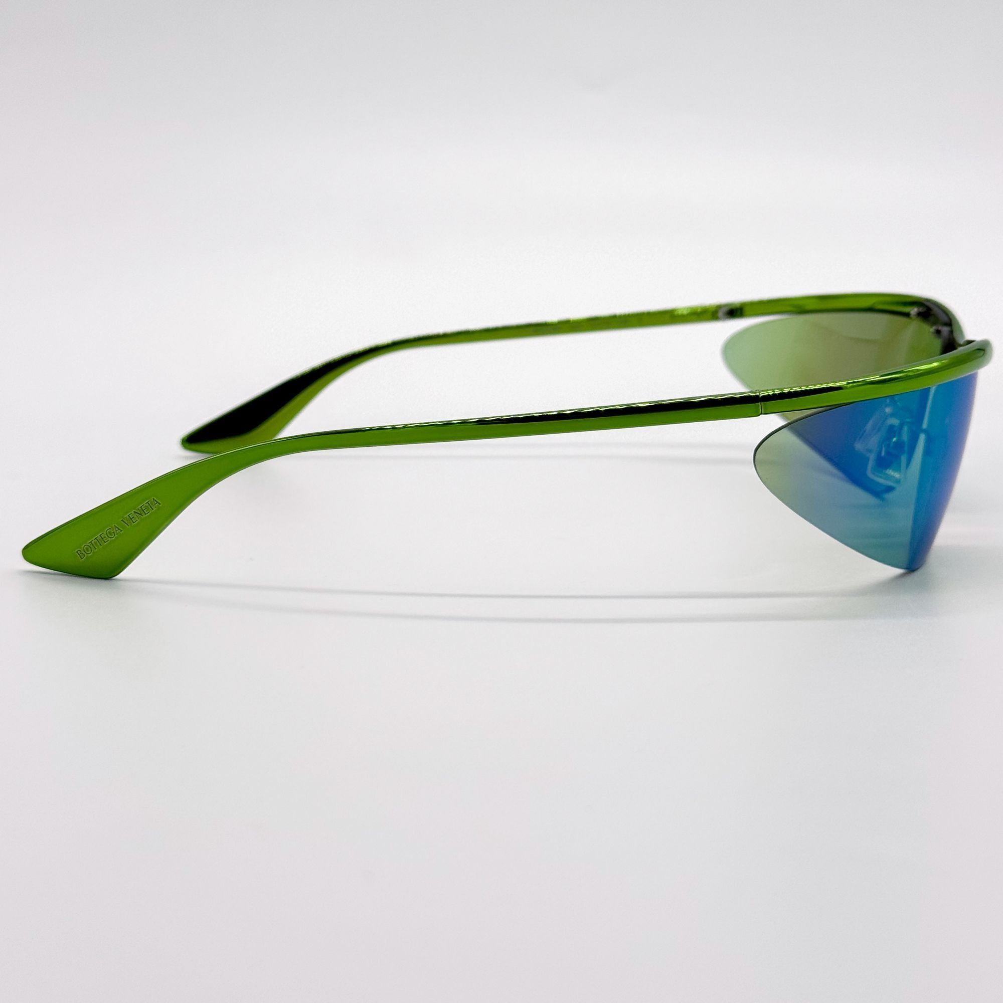 Bottega Veneta NEW BOTTEGA VENETA SUNGLASSES BV1174S 003 GREEN/GREEN UNISEX Size ONE SIZE - 5 Thumbnail