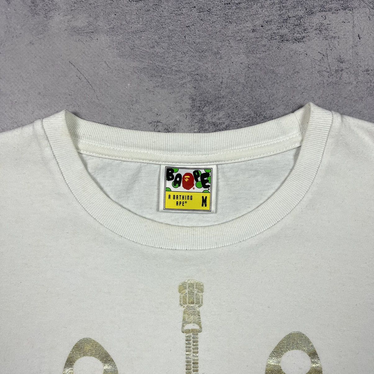 Bape Rare Bape A bathing Ape shark logo japanese tee Size US M / EU 48-50 / 2 - 5 Thumbnail