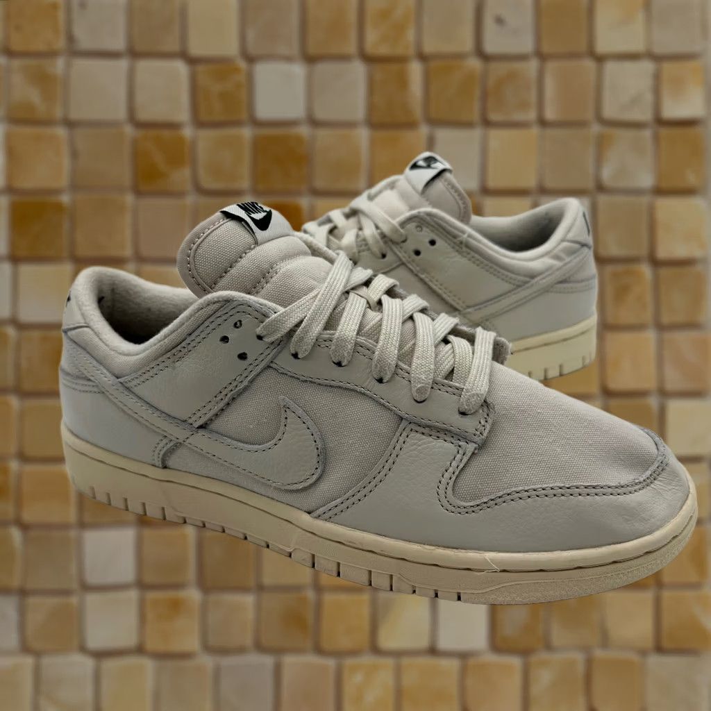 Nike Nike Dunk Low Light Orewood Brown Mens Size 8 Leather Canvas Sneakers Size US 7 / EU 40 - 1 Thumbnail