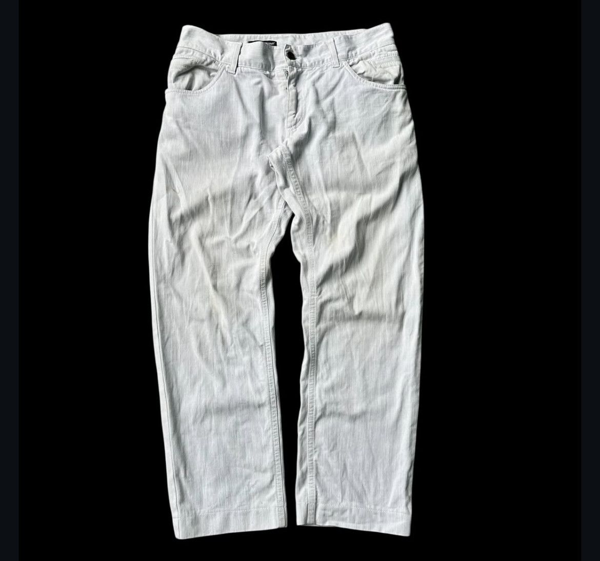 Dolce & Gabbana 2000s Dolce Gabbana Raw Jeans Pants Size US 34 / EU 50 - 2 Thumbnail