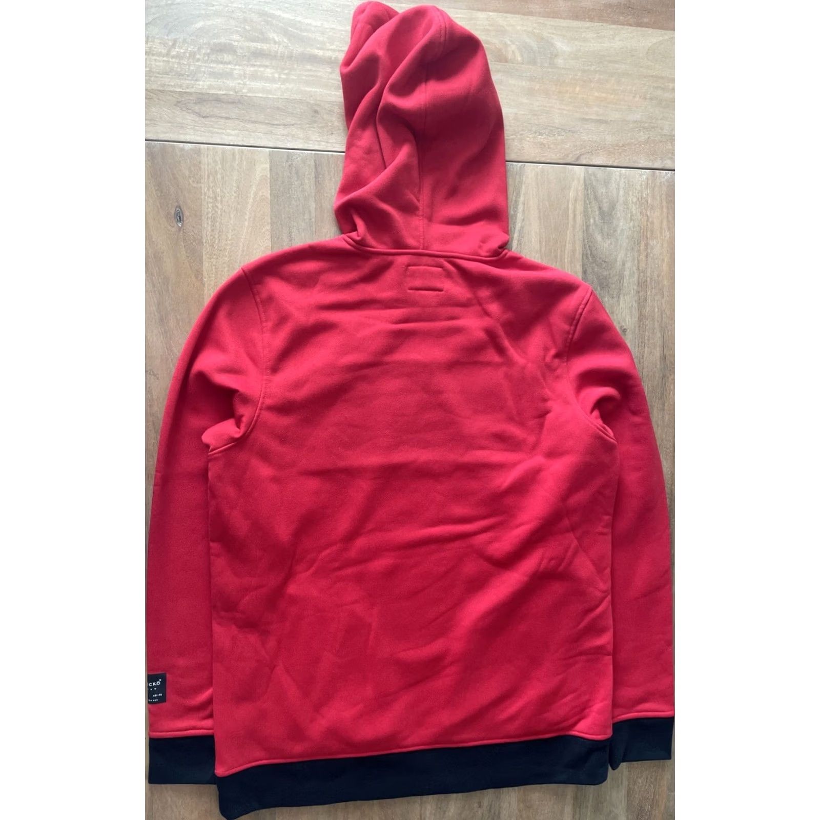 Vintage VINTAGE Mark Ecko Hoodie Mens Large Red Pullover 90s Grunge Y2K Skate Punk Zip/Embroidered Logo Front Pockets Size US L / EU 52-54 / 3 - 2 Thumbnail