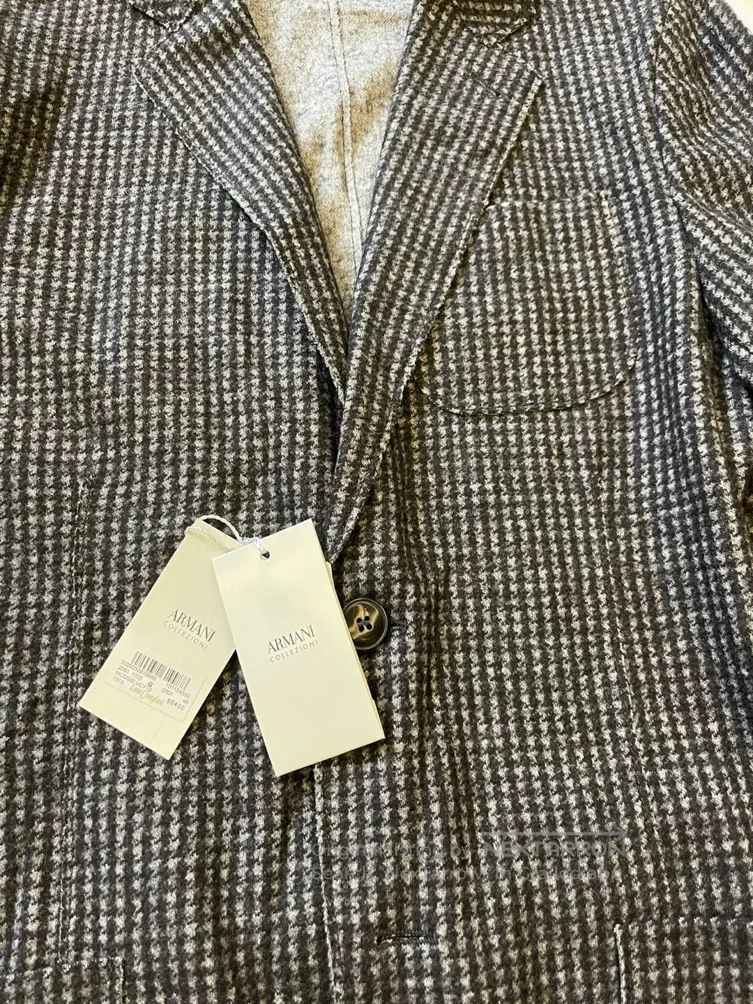 Armani Collezioni Armani Collezioni Houndstooth Wool Blazer. Size US S / EU 44-46 / 1 - 4 Thumbnail