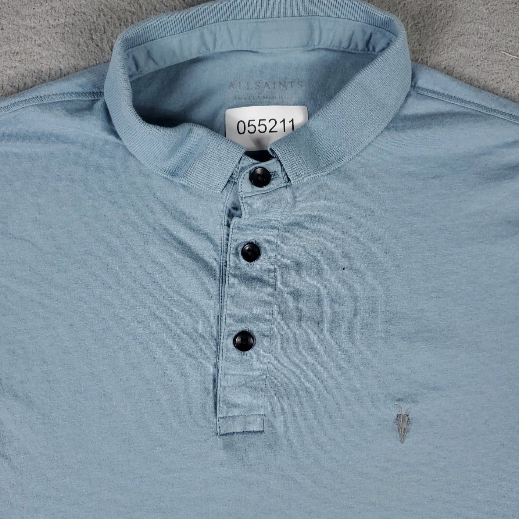 Allsaints AllSaints Polo Shirt Small Blue Short Sleeve Casual Mens Size US S / EU 44-46 / 1 - 2 Thumbnail
