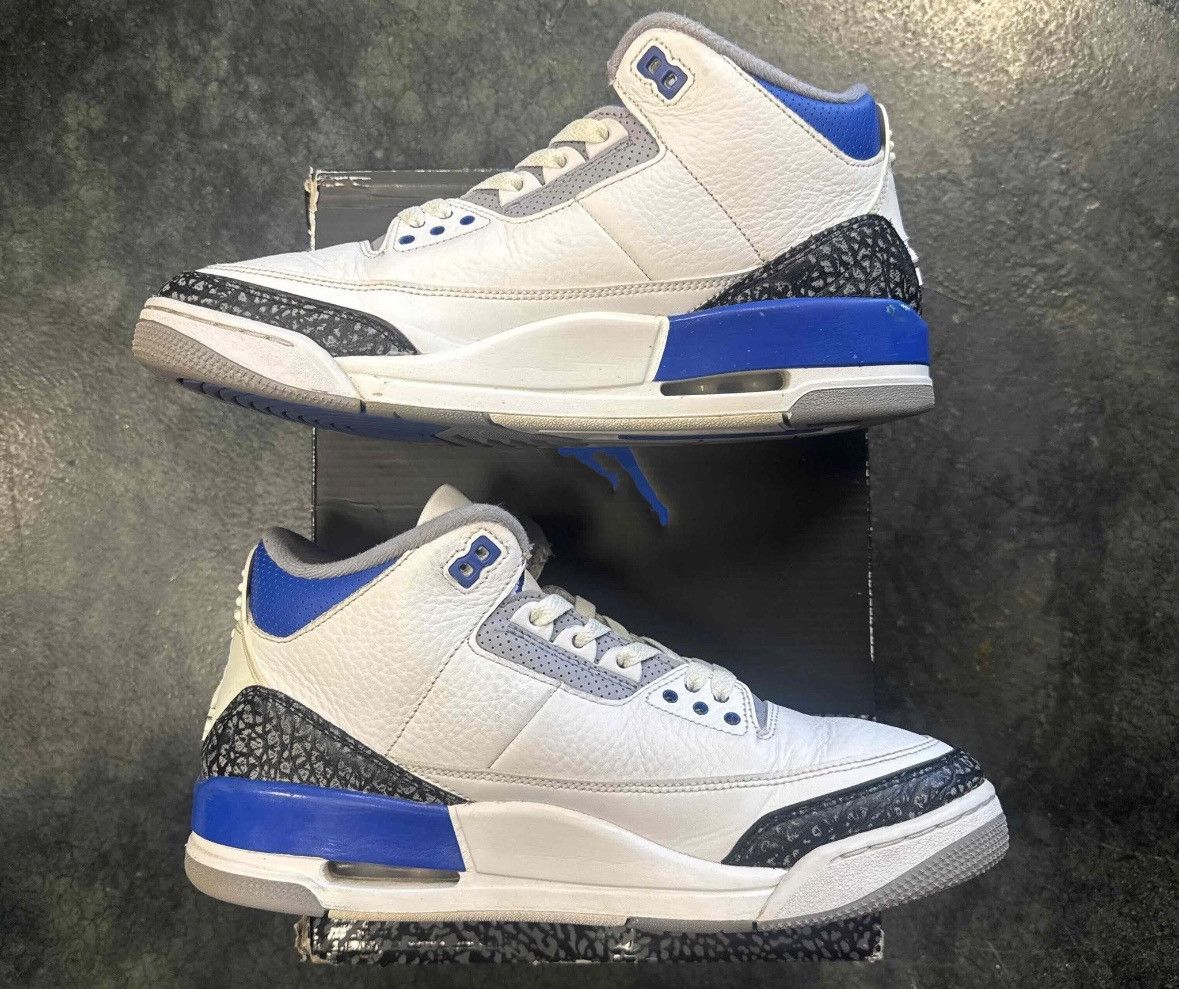 Jordan Brand Jordan 3 Racer Blue Size US 10 / EU 43 - 2 Thumbnail