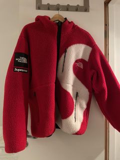 Supreme North Face S Logo Fleece Jacket | Grailed