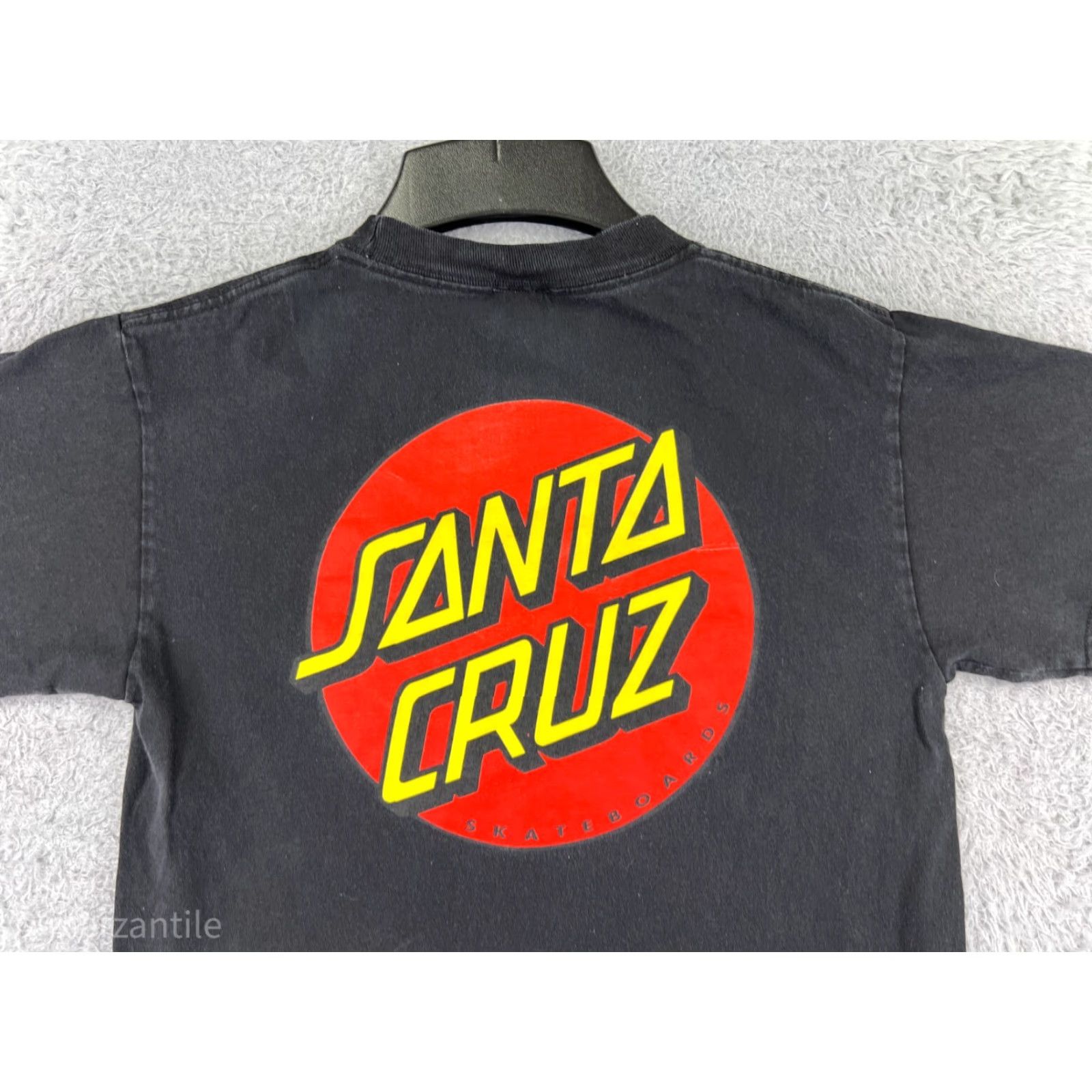 Vintage Santa Cruz Shirt Men M Black Short Sleeve Crew Neck Logo 90s California Graphic Print Vintage No Size US M / EU 48-50 / 2 - 7 Thumbnail