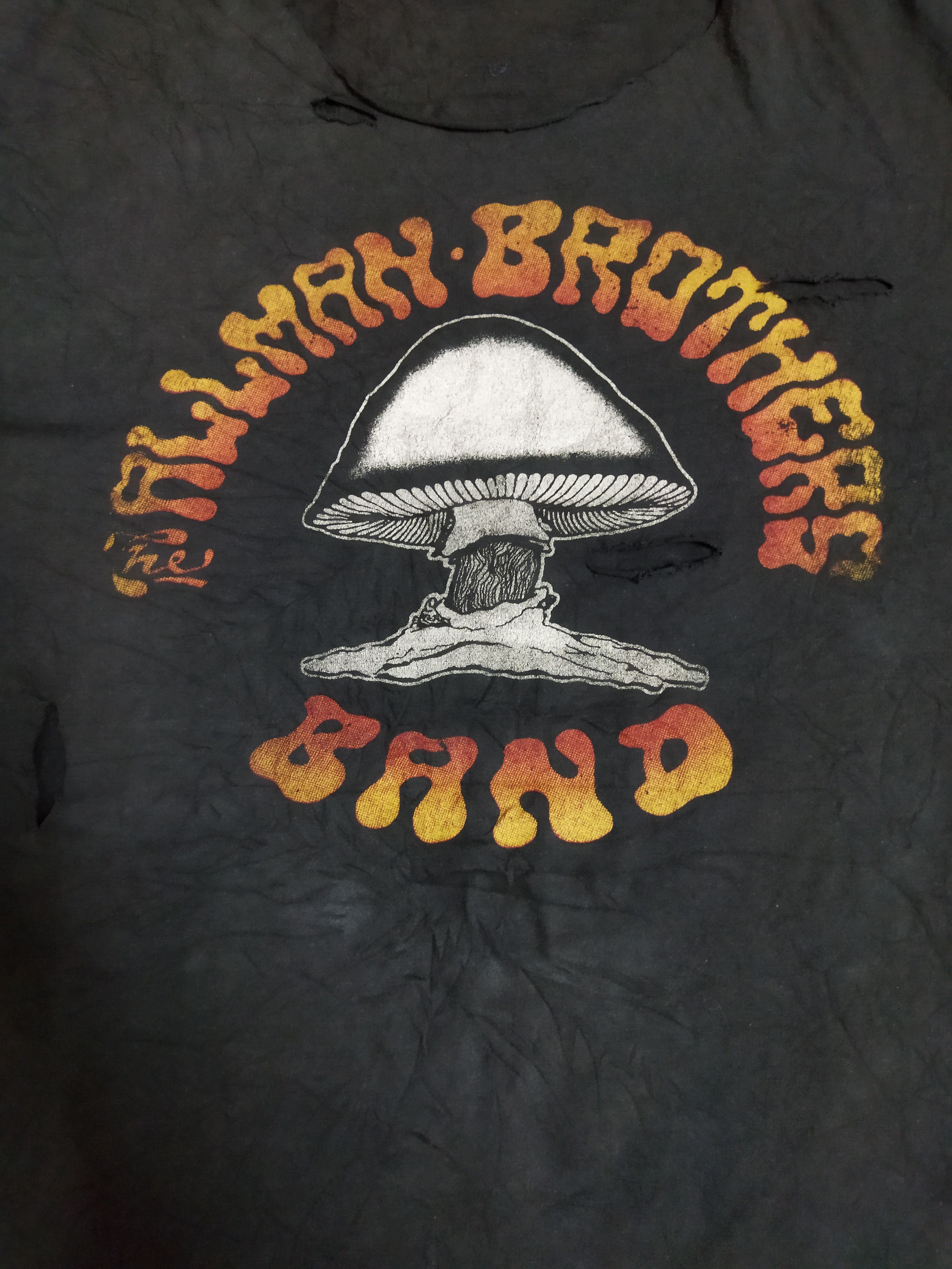 Band Tees Vintage Distressed The Allman Brothers Band Tee Size US L / EU 52-54 / 3 - 2 Thumbnail