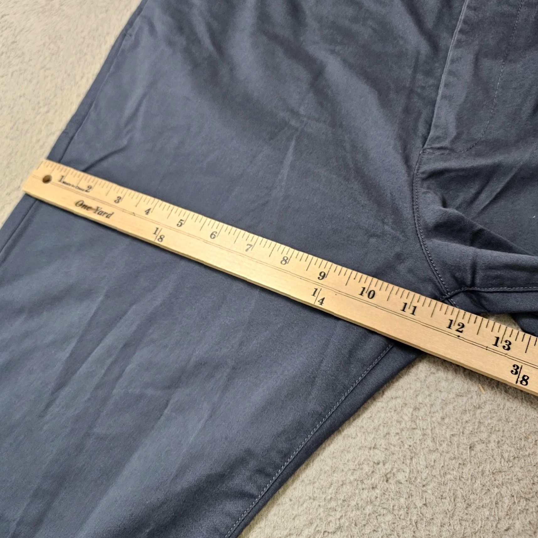 Express Express Chino Pants Mens 32x28 Blue Hyper Stretch Slim Tech Size US 32 / EU 48 - 6 Thumbnail