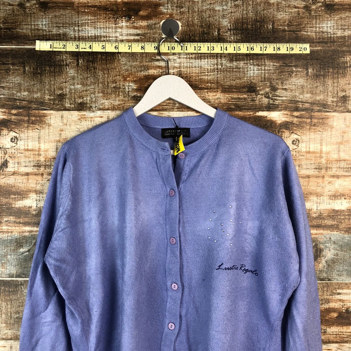 Homespun Knitwear × Japanese Brand Lustaro Regaro Purple Knitwear #A2218 Size M / US 6-8 / IT 42-44 - 5 Thumbnail