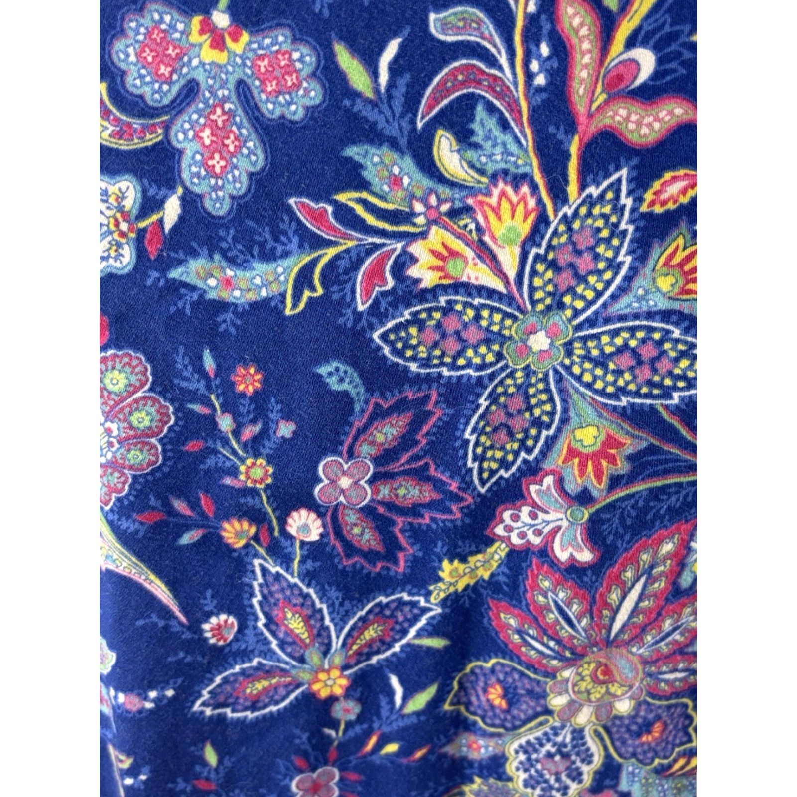Ralph Lauren VINTAGE Lauren Ralph Lauren Sleep Shirt Nightgown Women’s Medium Blue Floral Monogram Size M / US 6-8 / IT 42-44 - 6 Thumbnail