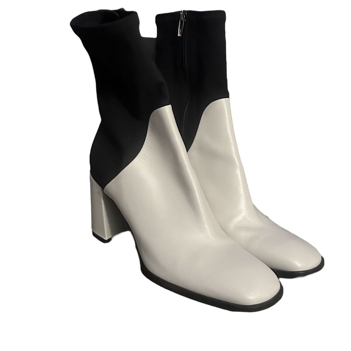 Other Via Spiga leather stretch sock boots Size US 8 / IT 38 - 3 Thumbnail