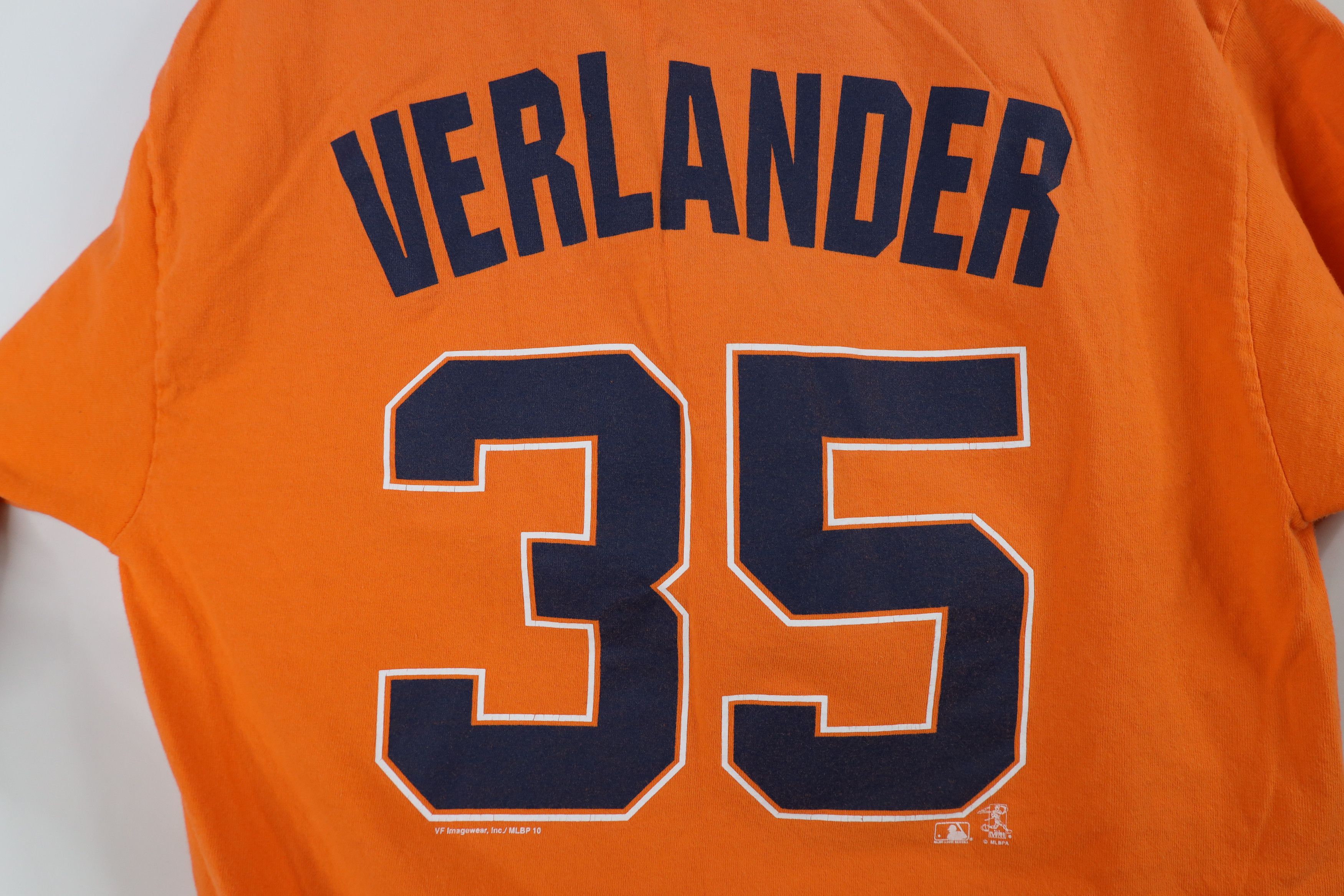 Vintage Vintage Y2K Verlander Detroit Tigers Baseball T-Shirt Orange Size US M / EU 48-50 / 2 - 9 Thumbnail