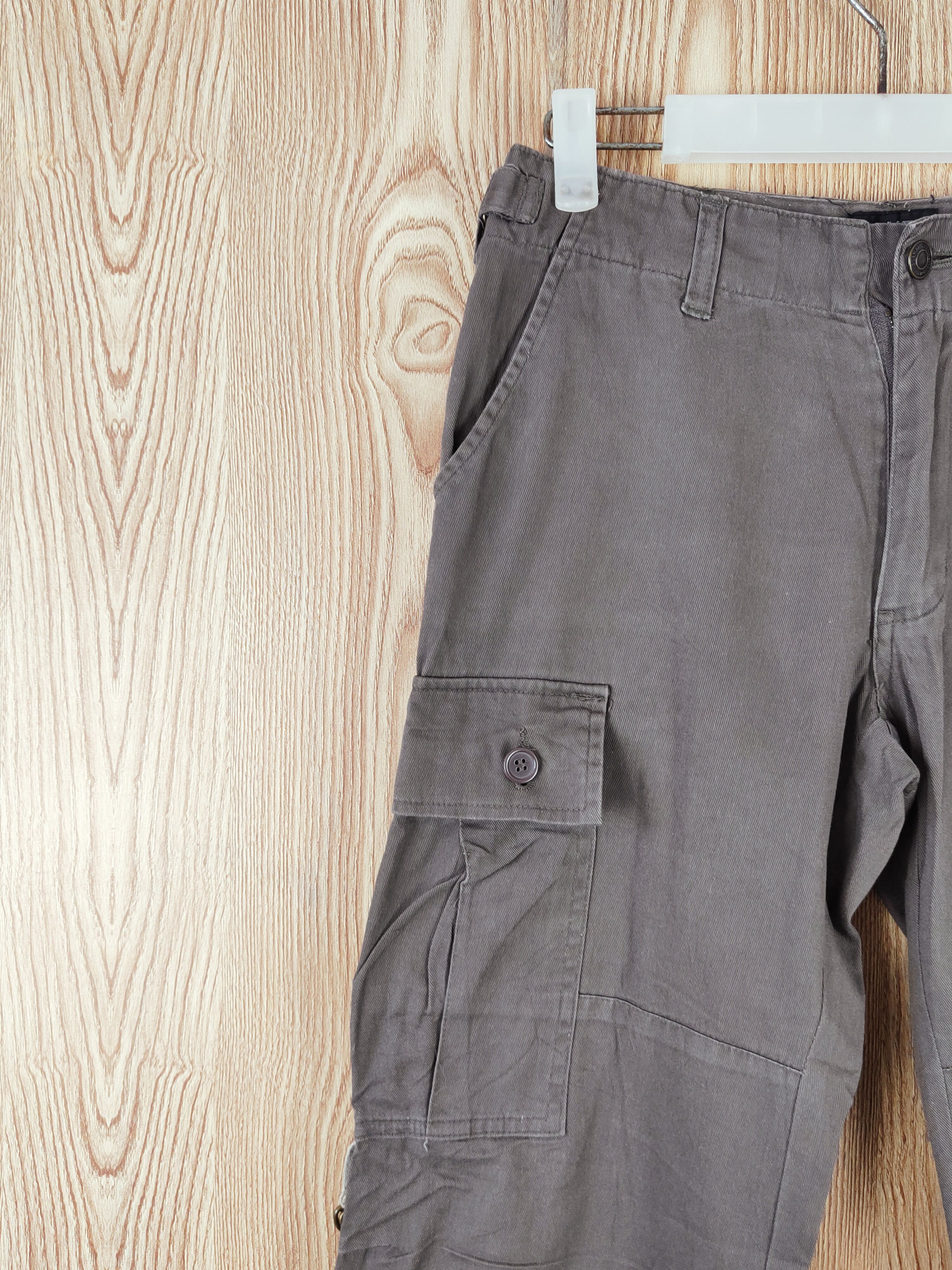 Japanese Brand Rouet Dark Gray Multipocket Tactical Cargo Pants #W638 Size US 27 - 3 Thumbnail