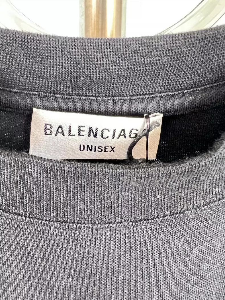 Balenciaga Balenciaga Black rhinestone BB lock logo short sleeve Size US XS / EU 42 / 0 - 6 Thumbnail