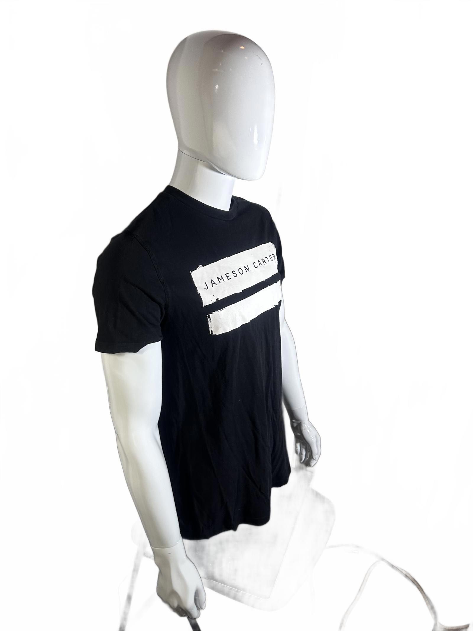Designer Jameson Carter Graphic T-Shirt - Black Size US M / EU 48-50 / 2 - 3 Thumbnail