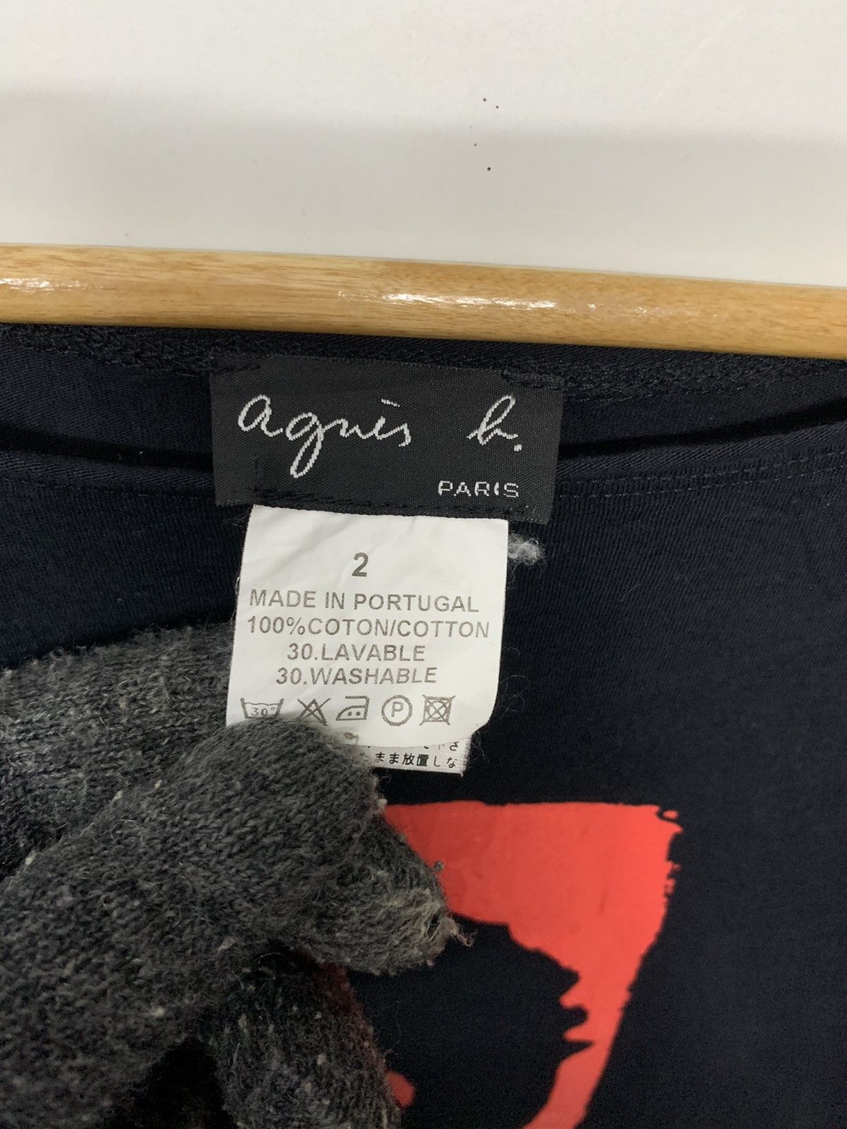 agnes b. Rare Agnes B X Rafael Gray Longsleeve T Shirt Size XS / US 0-2 / IT 36-38 - 5 Thumbnail