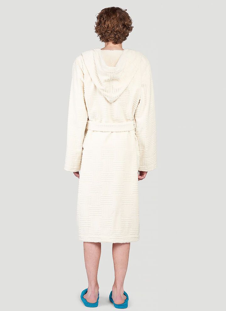 Bottega Veneta o1loc1c0424 656097 Cotton Bathrobe in White Size US M / EU 48-50 / 2 - 5 Thumbnail