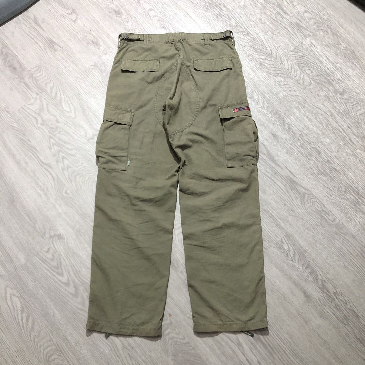 Wtaps 🇯🇵 2000s Wtaps Trousers Cotton Ripstop Cargo Pants Green Army Size US 34 / EU 50 - 11 Thumbnail