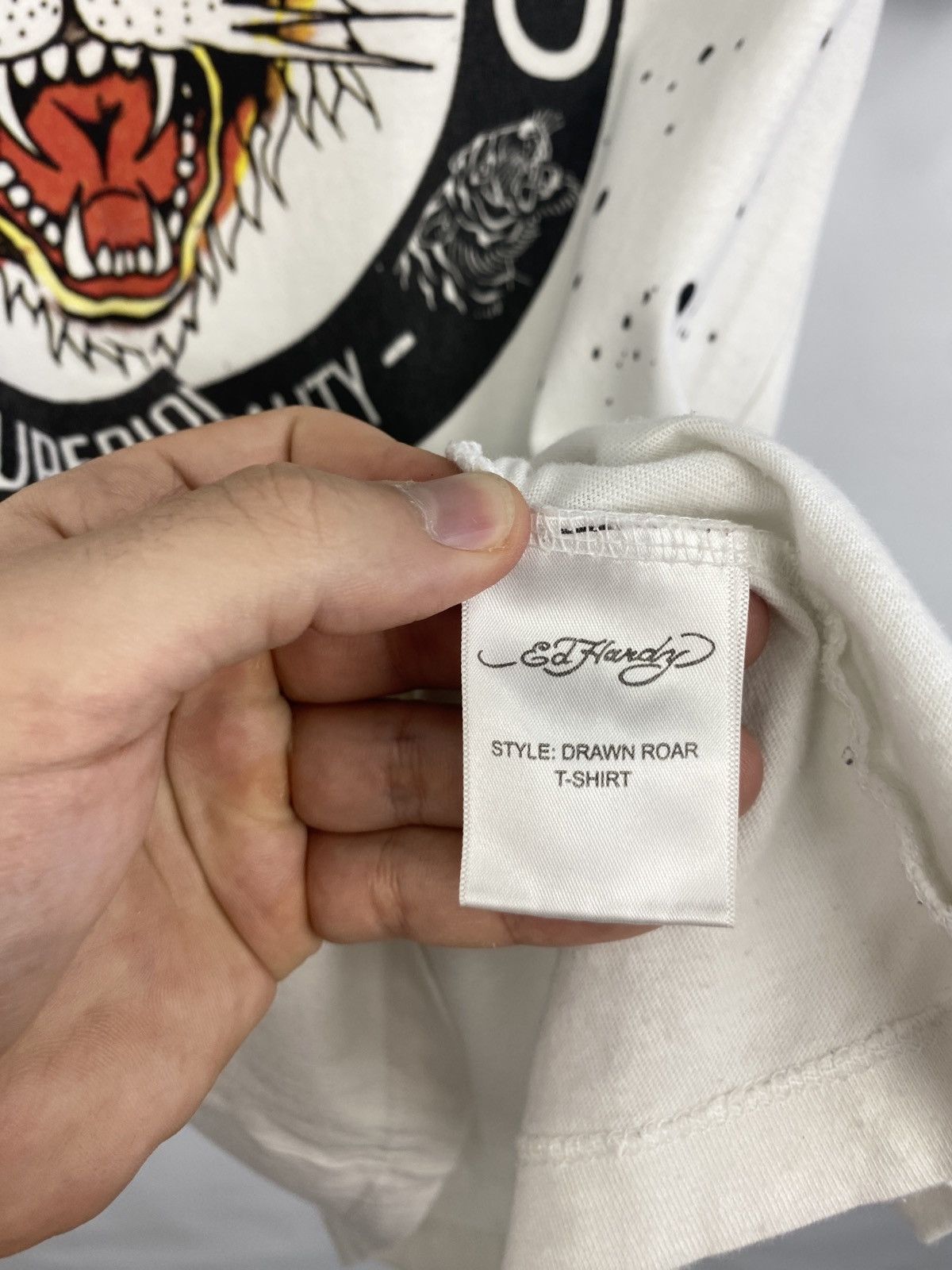 Ed Hardy 🇺🇸 Vintage Y2K ED Hardy Christian Audigier T-Shirt Rare Retro Size US M / EU 48-50 / 2 - 6 Thumbnail