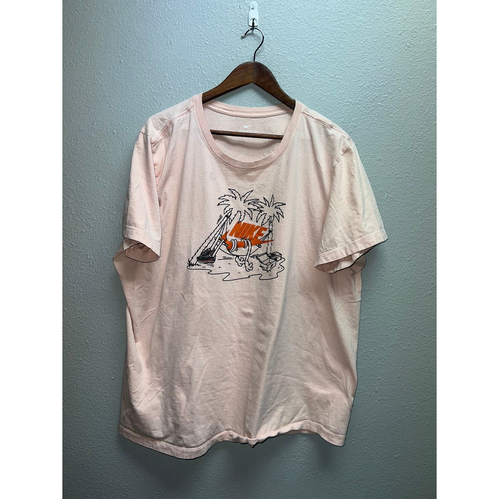 Vintage Womens Futura Pink Shirt Sportswear Beach Hammock Tee 2XL Size XXL / US 16-18 / IT 52-54 - 1 Thumbnail