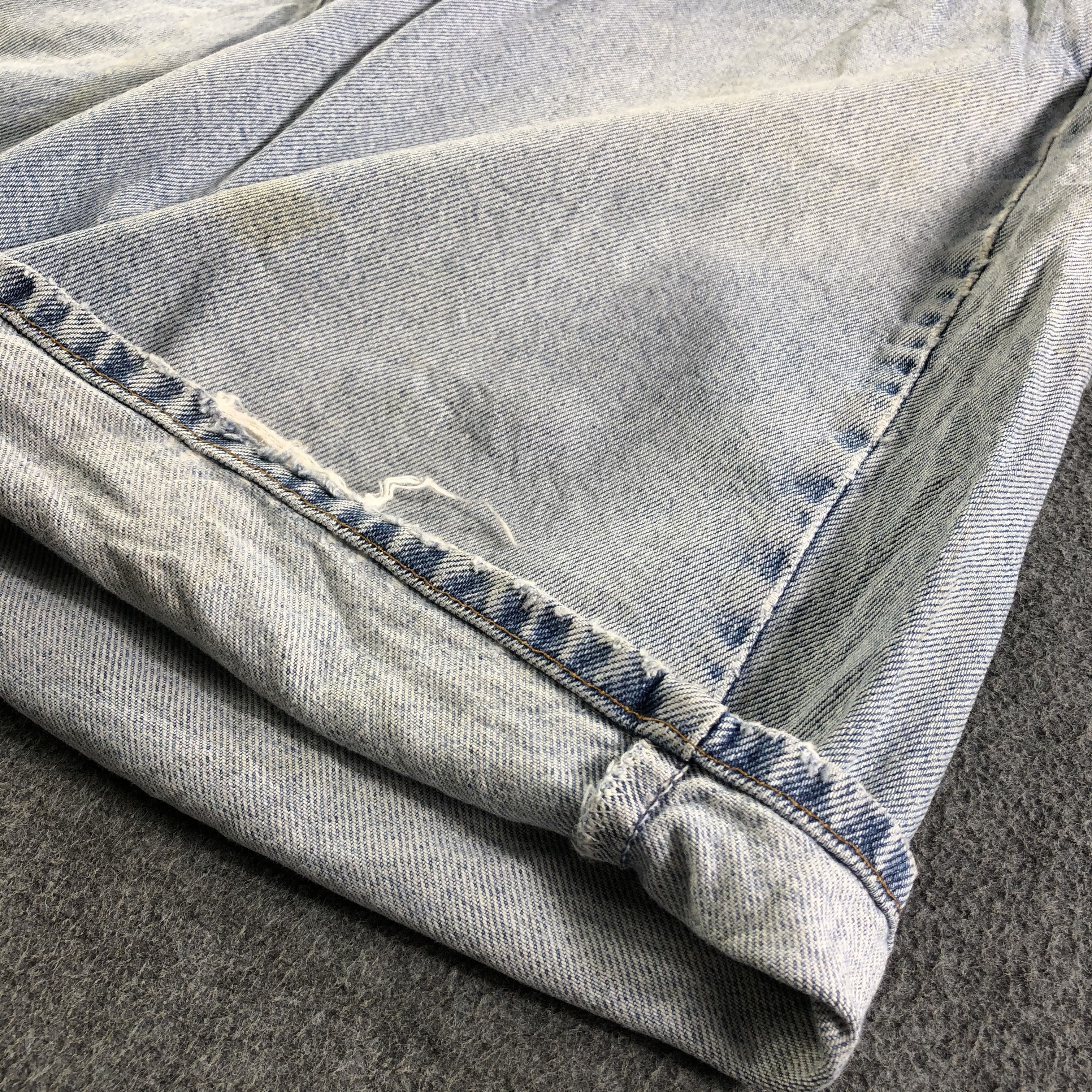 Levi's × Vintage 90s Vintage Light Wash Levis 550 Jeans-J4433 Size 39" - 7 Thumbnail