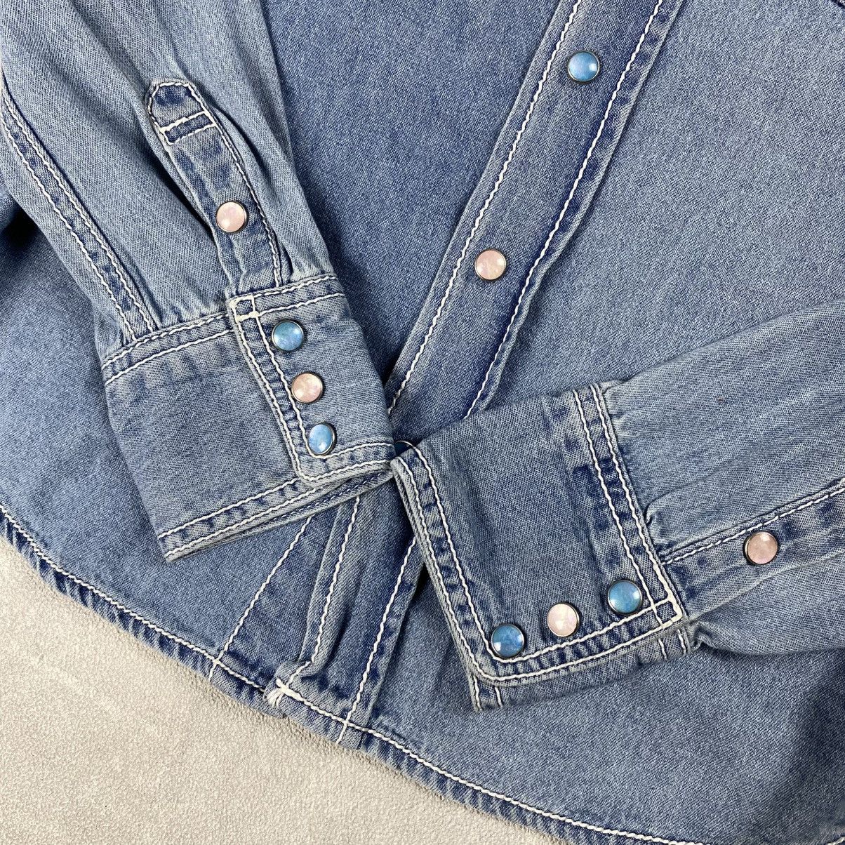 Hysteric Glamour X girl Halfman XG Tour Denim Shirt Size S / US 4 / IT 40 - 9 Thumbnail