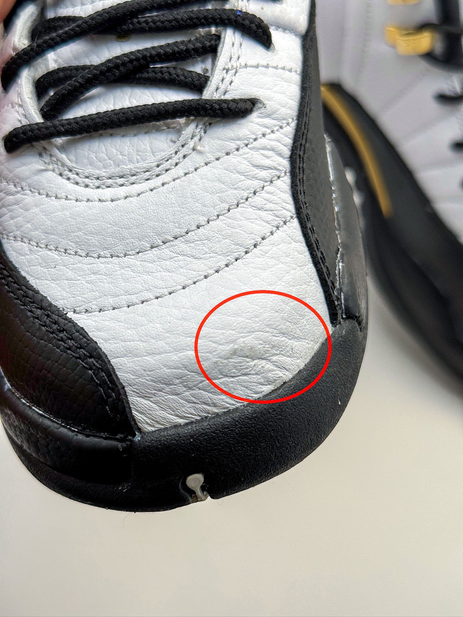 Nike Air Jordan 12 Retro GS "Royalty Taxi" 2021 White Black Size US 7 / EU 40 - 18 Thumbnail