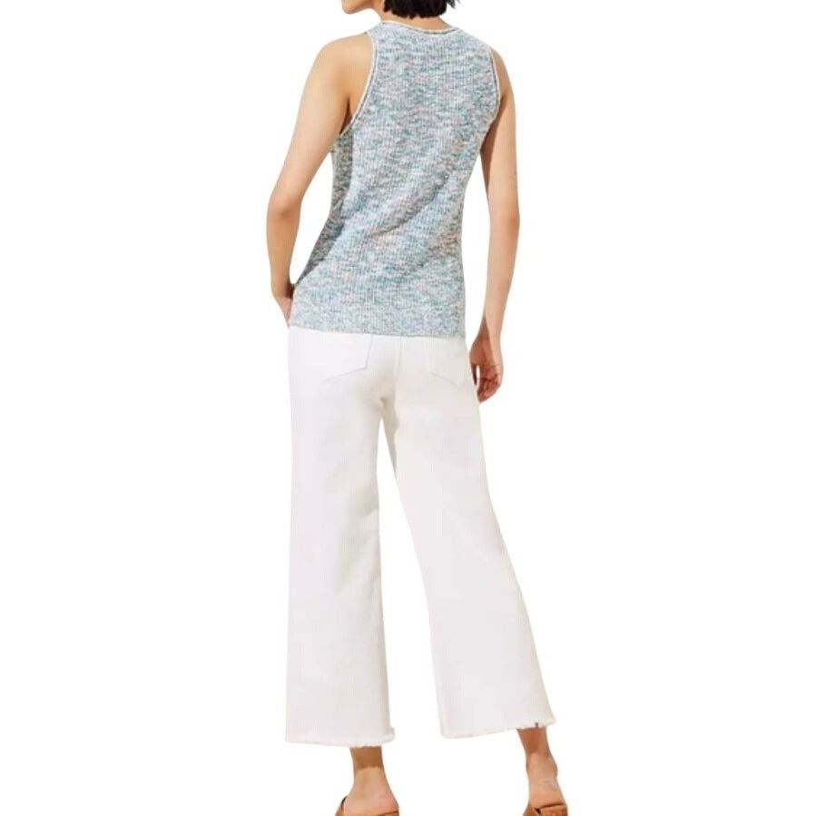 Loft Loft Multicolor Knit Tank Top Sleeveless Lightweight Size PL Size L / US 10 / IT 46 - 2 Thumbnail