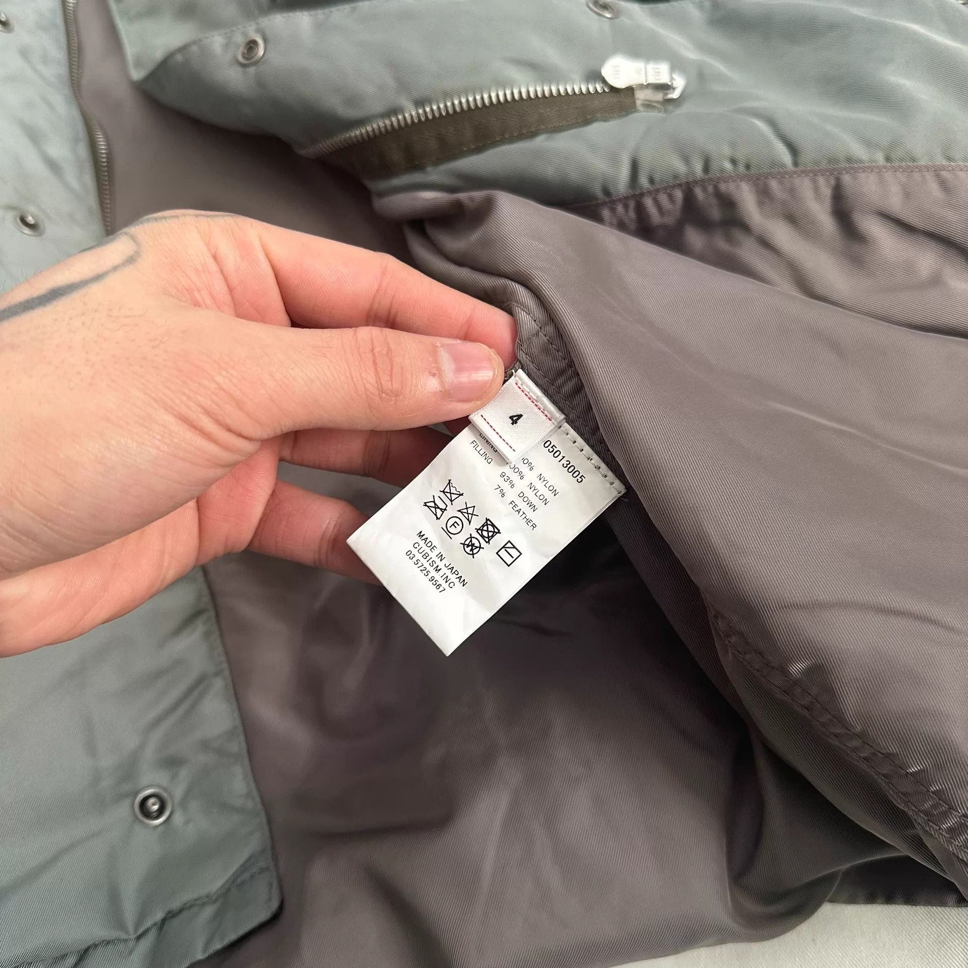 Visvim VISVIM 23AW HELI CREW DOWN SHIRT 4 MILITARY NYLON Size US XL / EU 56 / 4 - 8 Thumbnail