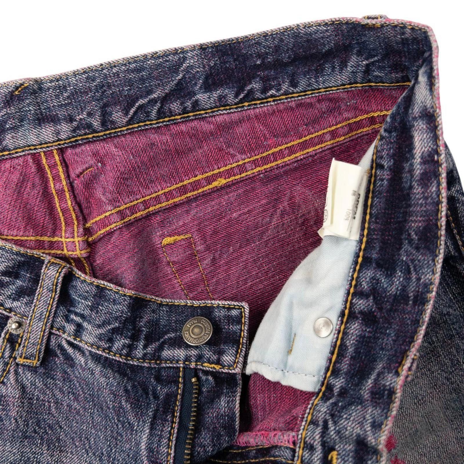 Dries Van Noten Vintage PPFM Distressed Denim Jeans Size W33 Size US 33 - 5 Thumbnail