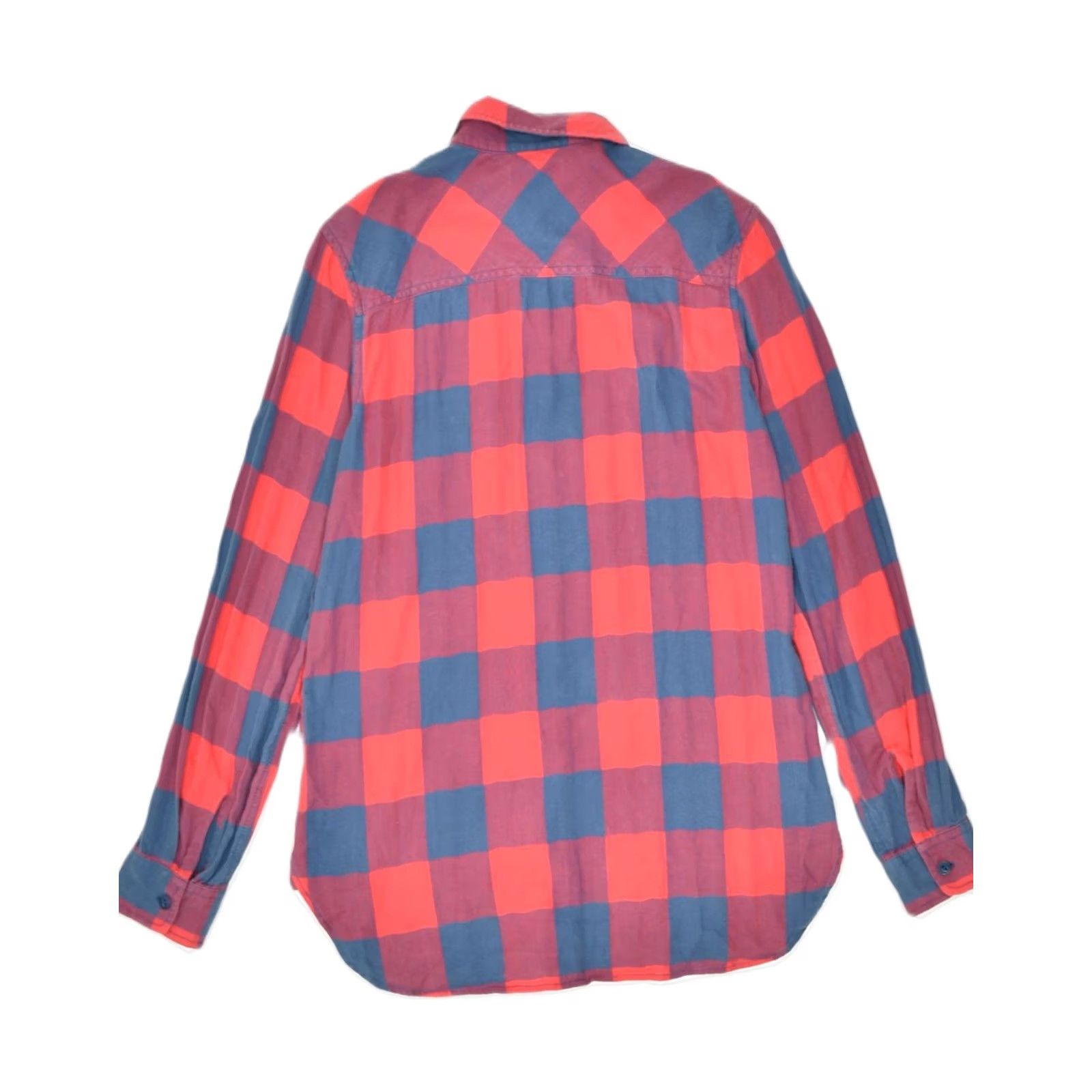 J.Crew VINTAGE J. CREW Womens Shirt US 2 XS Red Check Cotton WD04 Size XS / US 0-2 / IT 36-38 - 2 Thumbnail