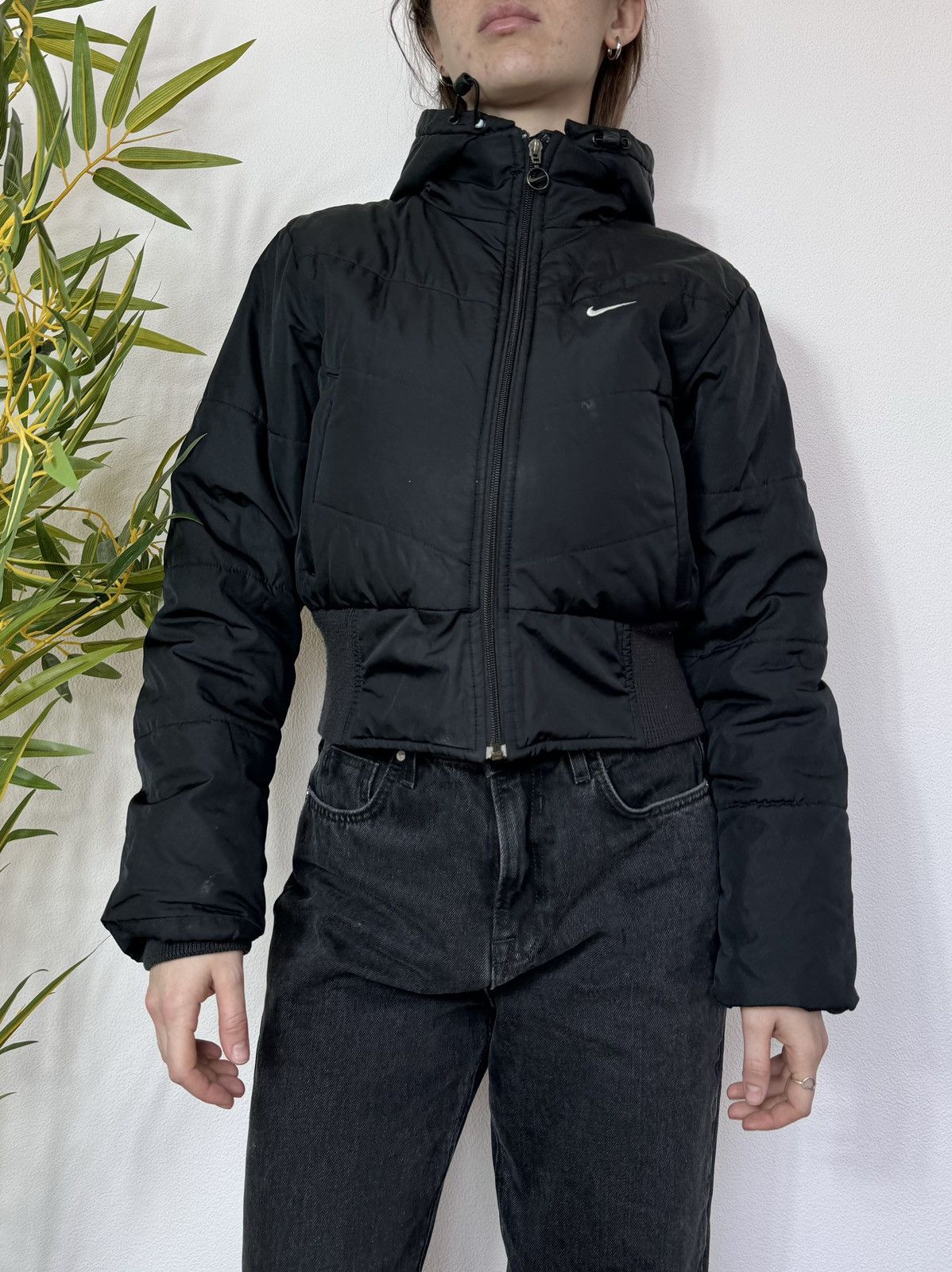 Nike VINTAGE NIKE 2000s DOWN PUFFER CROPPED JACKET Size XS / US 0-2 / IT 36-38 - 9 Thumbnail